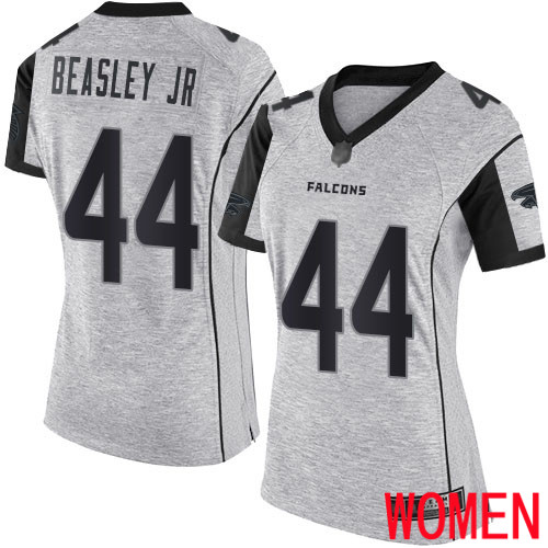 Atlanta Falcons Limited Gray Women Vic Beasley Jersey NFL Football 44 Gridiron II
